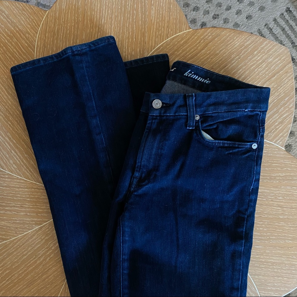 LIKE NEW 7FAM Dark Wash Kimmie Bootcut Denim Jeans size 30
